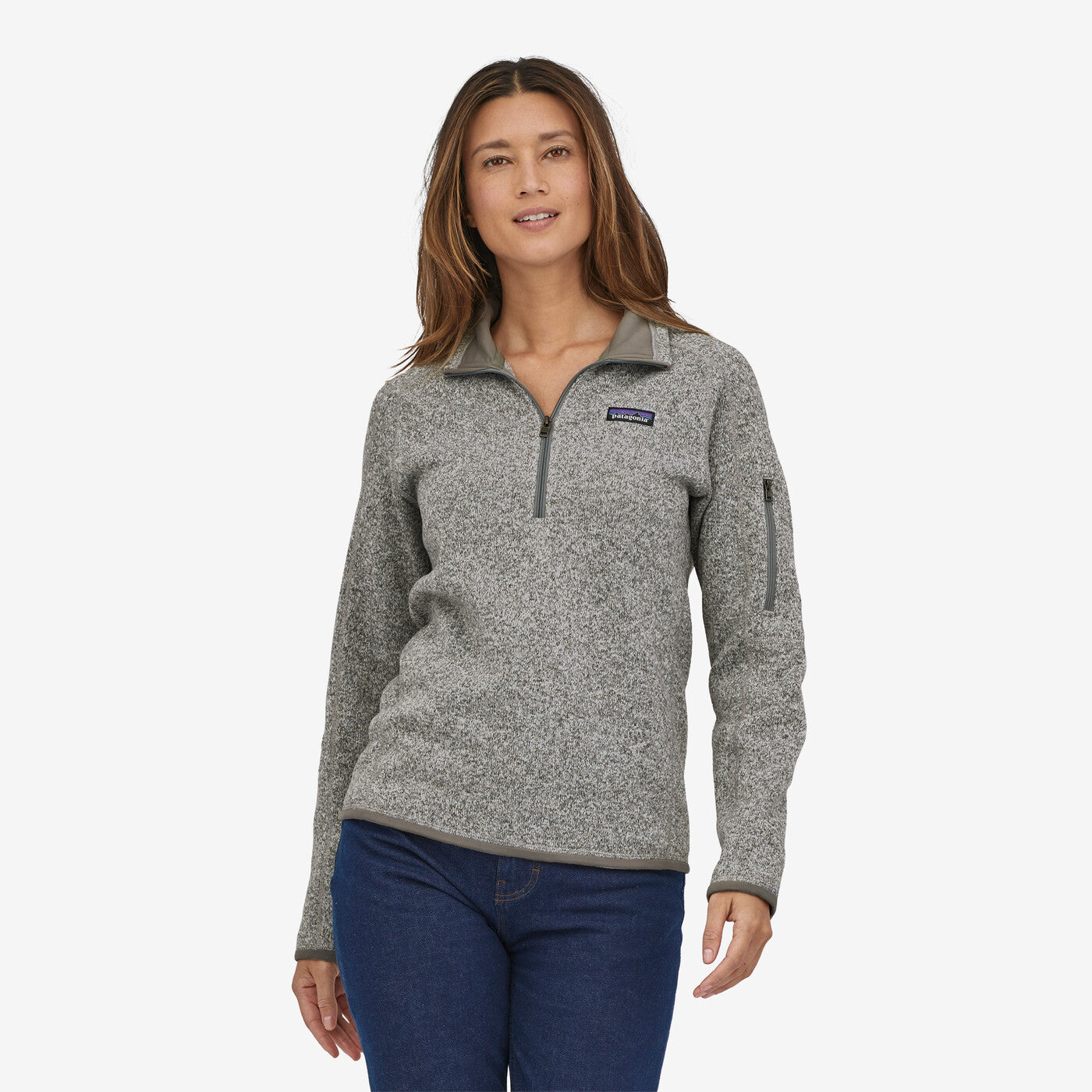Womens white patagonia pullover outlet